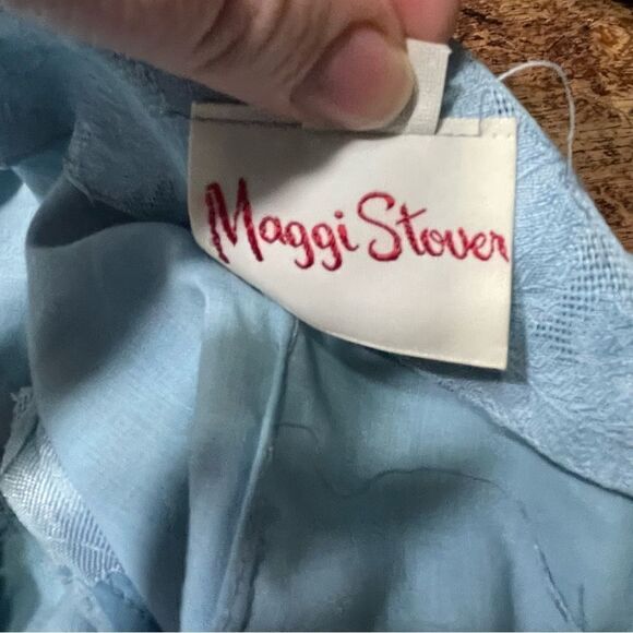 Vintage 1950's Blue‎ Wiggle Cocktail Dress 32" Bust - by Maggie Stover - Picture 7 of 10